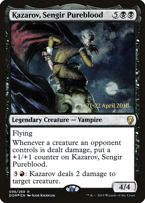 Kazarov, Sengir Pureblood - Dominaria Promos