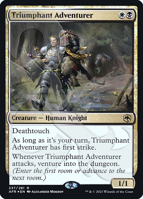 Triumphant Adventurer - Adventures in the Forgotten Realms Promos
