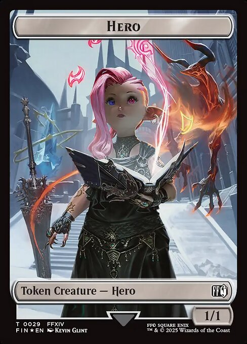 Hero - Final Fantasy Tokens - Surge Foil