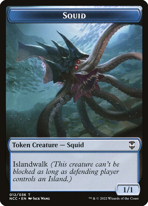 Squid - New Capenna Commander Tokens