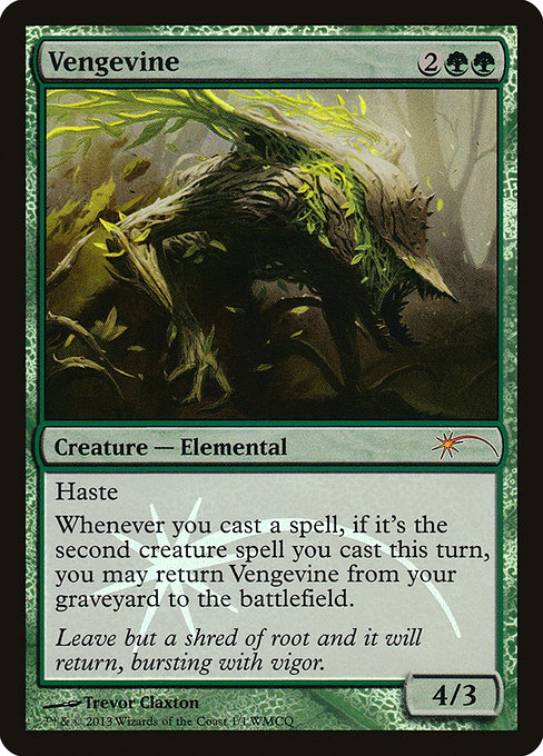 Vengevine - World Magic Cup Qualifiers - Promo Foil