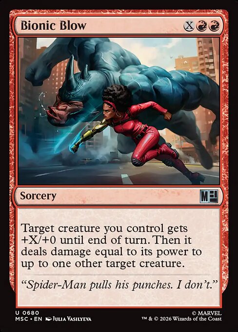 Bionic Blow - Marvel Super Heroes Commander