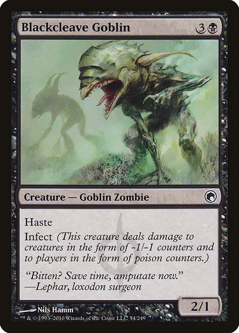 Blackcleave Goblin - Scars of Mirrodin
