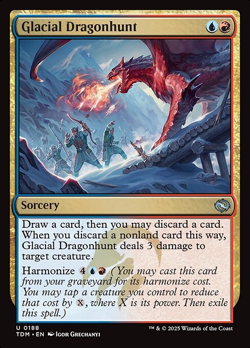 Glacial Dragonhunt - Tarkir: Dragonstorm