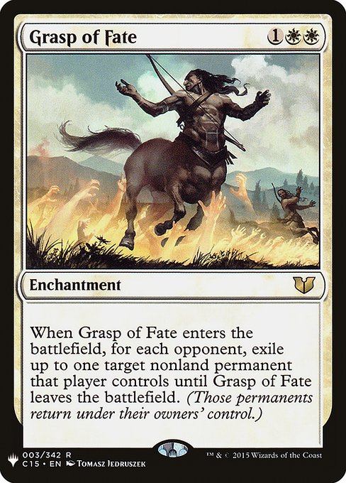 Grasp of Fate - The List