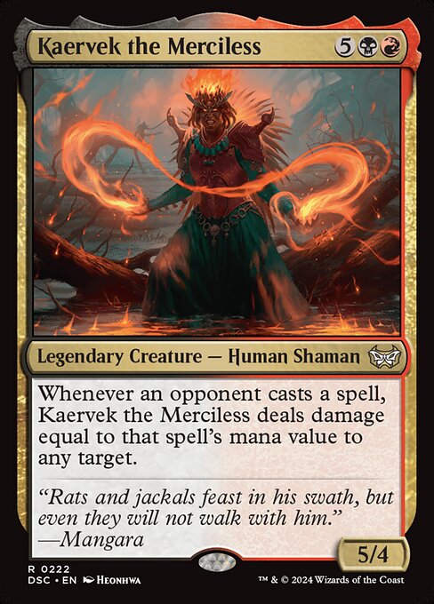 Kaervek the Merciless - Duskmourn: House of Horror Commander