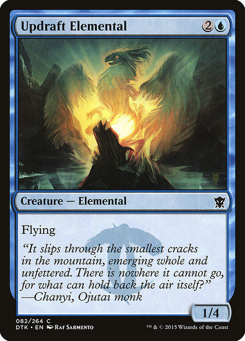 Updraft Elemental - Dragons of Tarkir