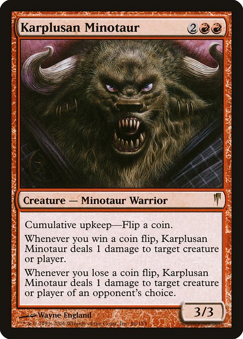 Karplusan Minotaur - Coldsnap