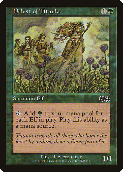 Priest of Titania - Urza's Saga