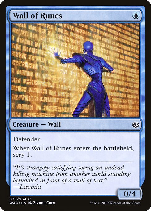 Wall of Runes - War of the Spark