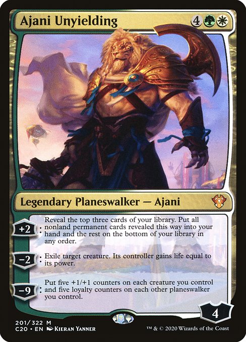 Ajani Unyielding - Commander 2020