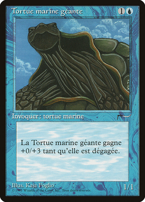 Tortue marine géante (Giant Tortoise) - Renaissance