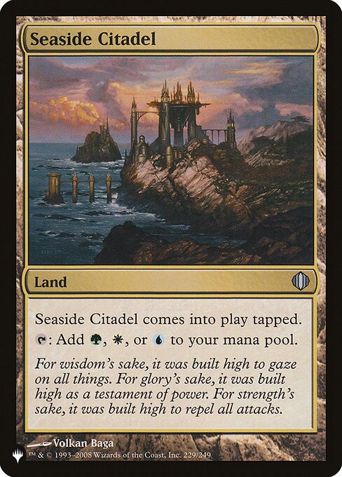 Seaside Citadel - The List