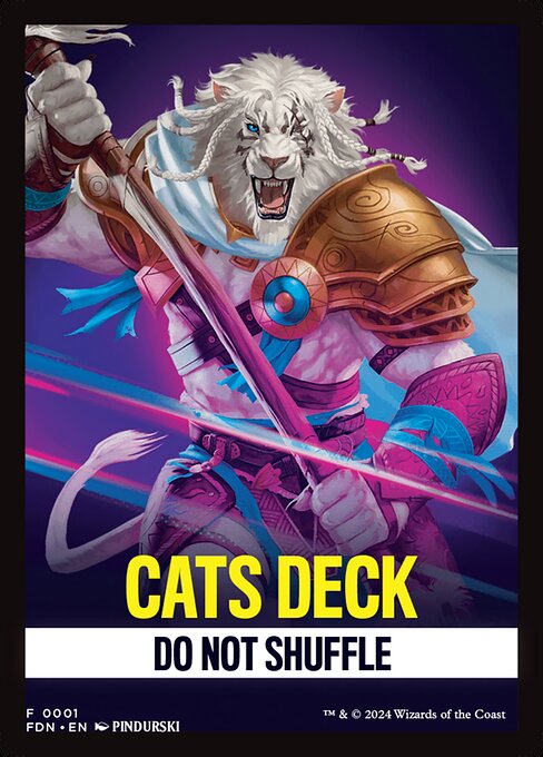 Cats - Foundations Front Cards
