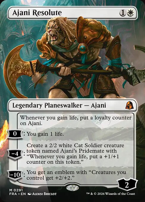 Ajani Resolute - Reality Fracture - Borderless