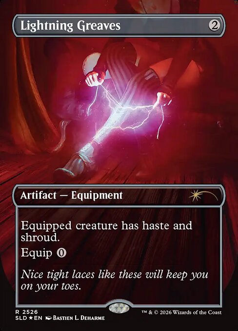 Lightning Greaves - Secret Lair Drop - Borderless