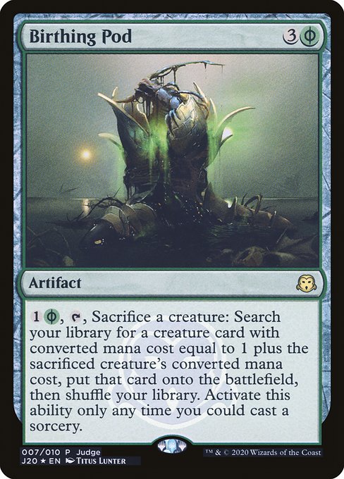 Birthing Pod - Judge Gift Cards 2020 - Promo Foil