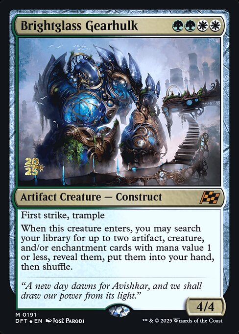 Brightglass Gearhulk - Aetherdrift Promos