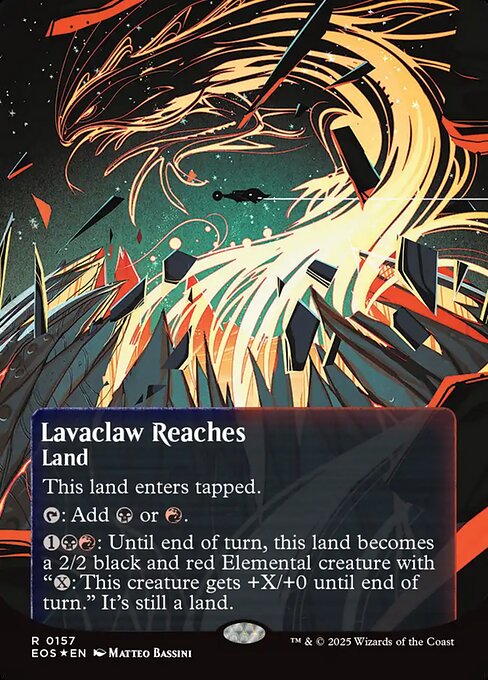 Lavaclaw Reaches - Edge of Eternities: Stellar Sights - Galaxy Foil, Borderless