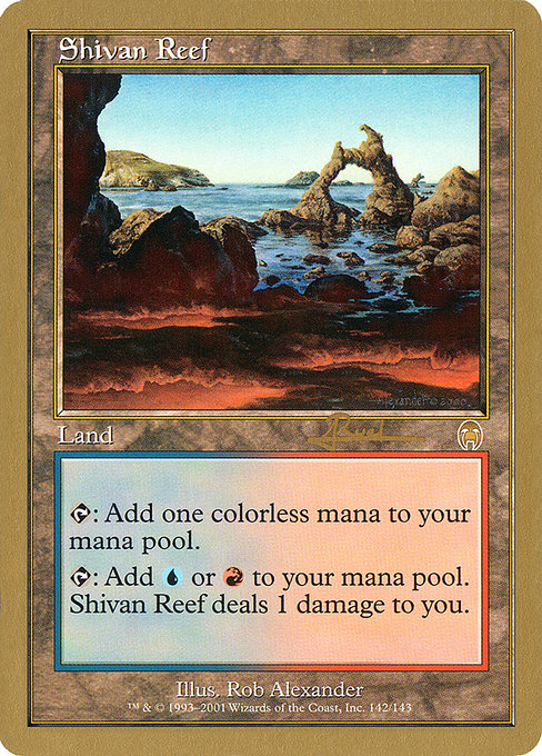 Shivan Reef - World Championship Decks 2001