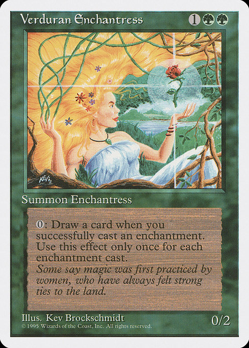 Verduran Enchantress - Fourth Edition