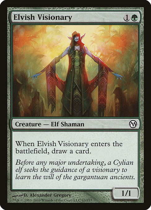 Elvish Visionary - Duels of the Planeswalkers