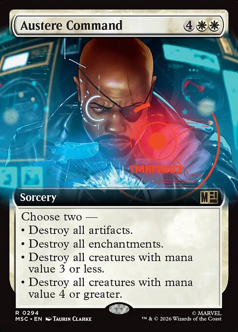 Austere Command - Marvel Super Heroes Commander - Extended Art