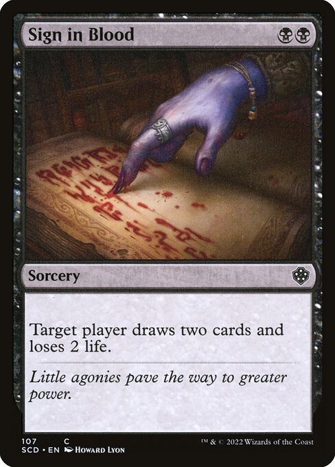 Sign in Blood - Starter Commander Decks