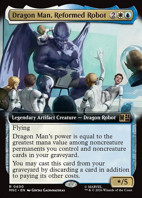 Dragon Man, Reformed Robot - Marvel Super Heroes Commander - Extended Art