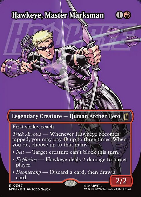 Hawkeye, Master Marksman - Marvel Super Heroes - Borderless