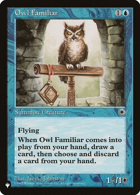 Owl Familiar - The List