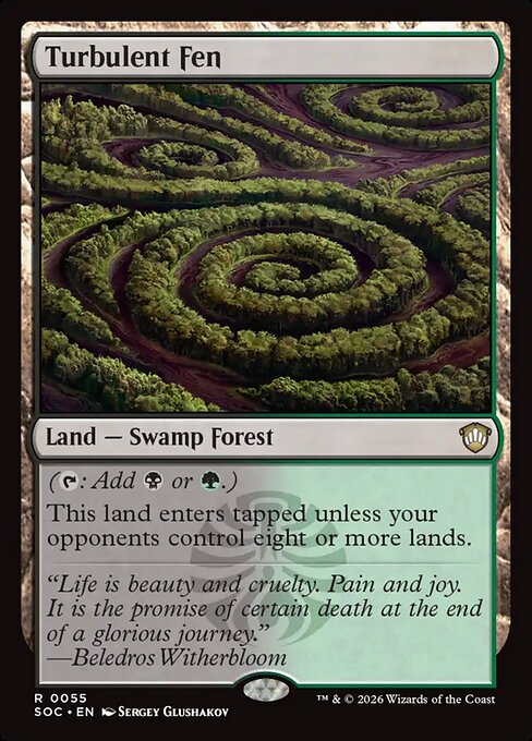 Turbulent Fen - Secrets of Strixhaven Commander