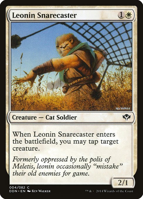 Leonin Snarecaster - Duel Decks: Speed vs. Cunning