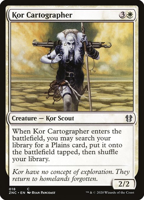 Kor Cartographer - Zendikar Rising Commander