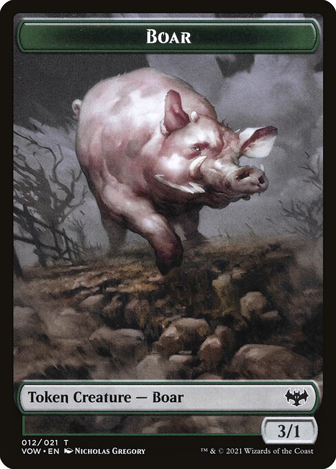 Boar - Innistrad: Crimson Vow Tokens