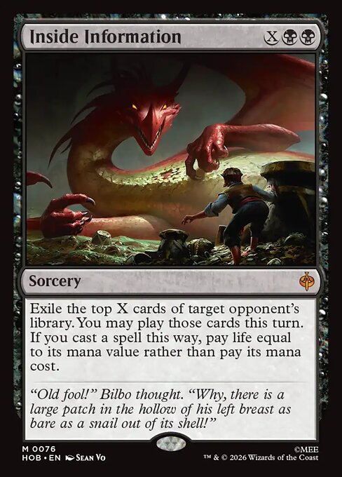 Inside Information - The Hobbit