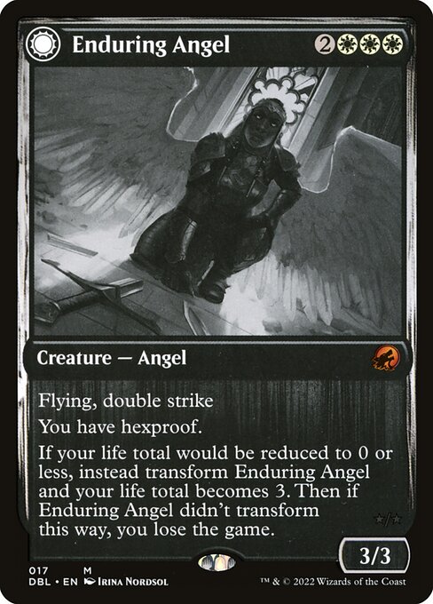 Enduring Angel // Angelic Enforcer - Innistrad: Double Feature