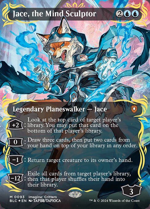 Jace, the Mind Sculptor - Bloomburrow Commander - Raised Foil