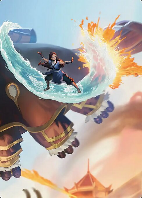 Katara's Reversal - Avatar: the Last Airbender Eternal Art Cards - Borderless