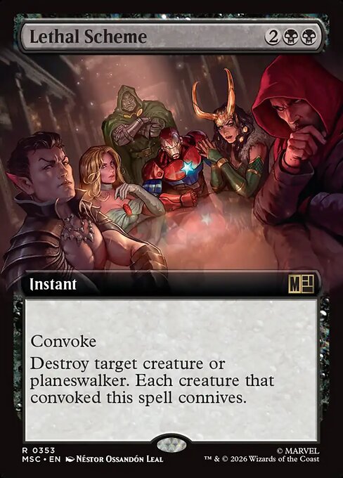 Lethal Scheme - Marvel Super Heroes Commander - Extended Art
