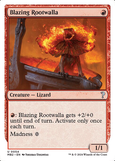 Blazing Rootwalla - Mystery Booster 2