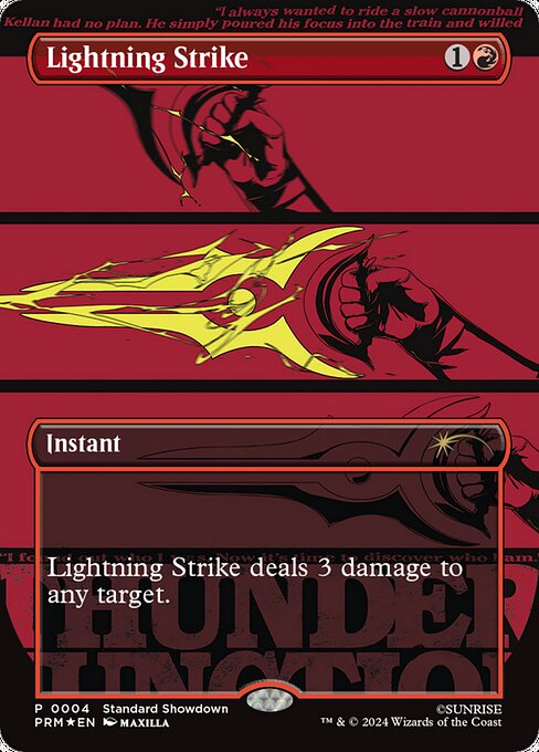 Lightning Strike - Cowboy Bebop - Promo Foil