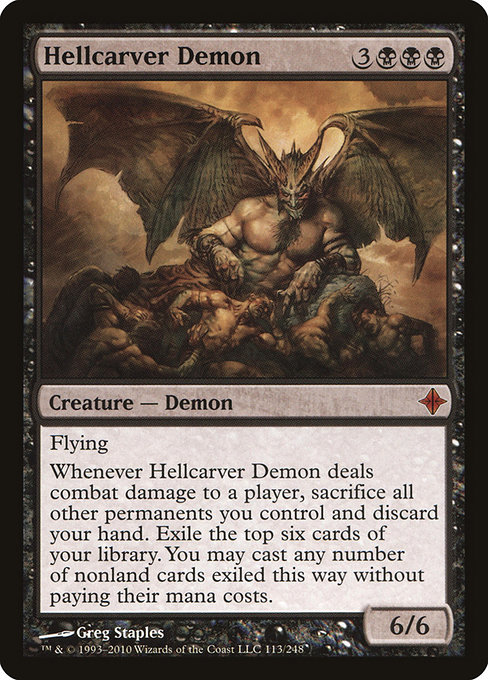 Hellcarver Demon - Rise of the Eldrazi