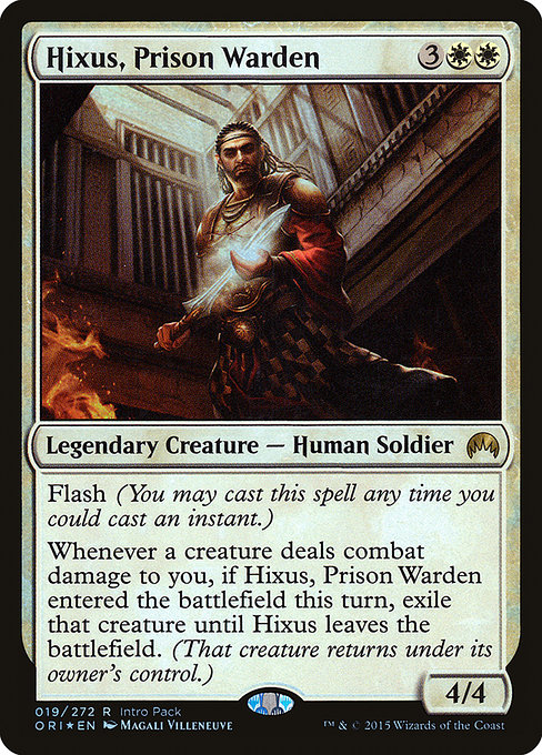 Hixus, Prison Warden - Magic Origins Promos - Promo Foil