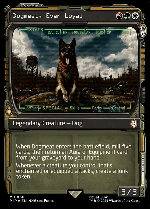 Dogmeat, Ever Loyal - Fallout - Surge Foil