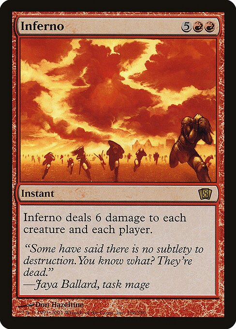 Inferno - Eighth Edition - Promo Foil