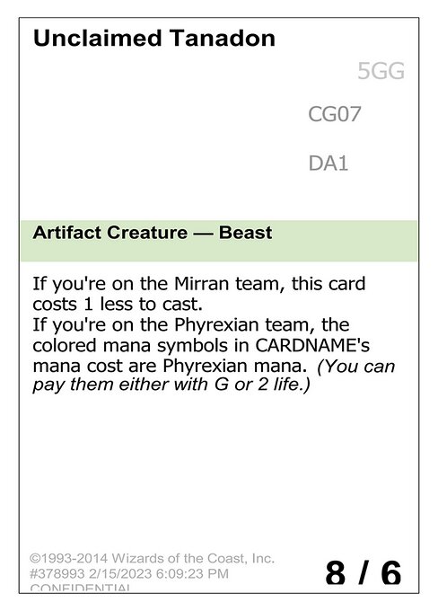 Unclaimed Tanadon - Unknown Event