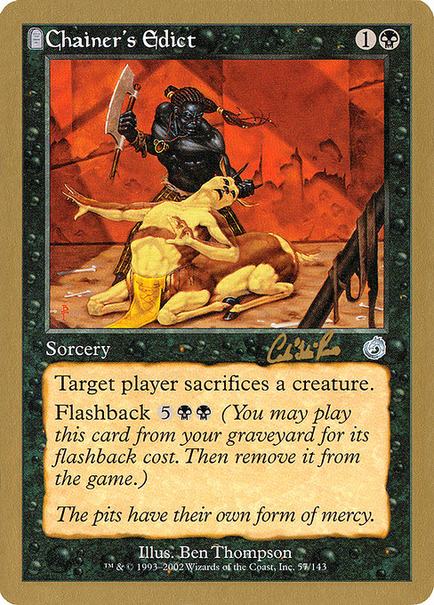 Chainer's Edict - World Championship Decks 2002