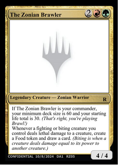 The Zonian Brawler - Unknown Event