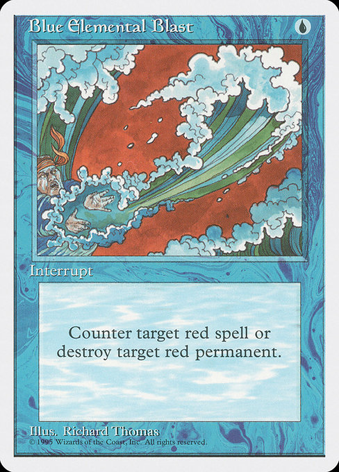 Blue Elemental Blast - Fourth Edition